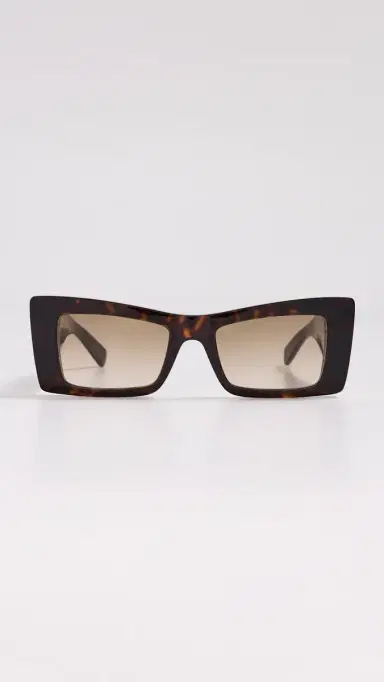 Stella McCartney Falabella Sunglasses Shiny Dark Havana/Gradient Brn One Size | Thumbnail 2 Stella McCartney Falabella Sunglasses Shiny Dark Havana/Gradient Brn One Size | Thumbnail 2
