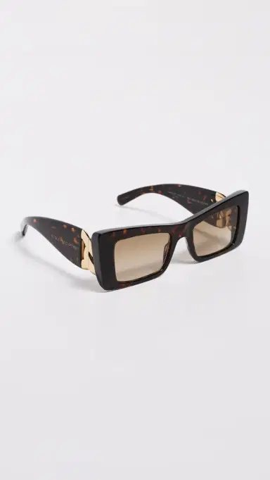 Stella McCartney Falabella Sunglasses Shiny Dark Havana/Gradient Brn One Size | Thumbnail 4 Stella McCartney Falabella Sunglasses Shiny Dark Havana/Gradient Brn One Size | Thumbnail 4