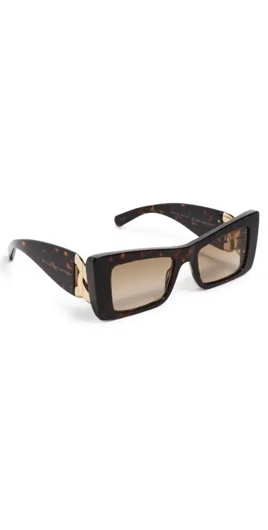 Stella McCartney Falabella Sunglasses Shiny Dark Havana/Gradient Brn One Size | Thumbnail 1 Stella McCartney Falabella Sunglasses Shiny Dark Havana/Gradient Brn One Size | Thumbnail 1