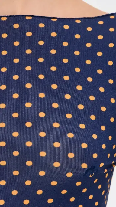 MIAOU Amelia Top Blue Polka Dots M | Thumbnail 6