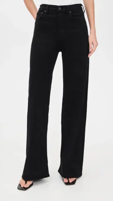 Citizens of Humanity Lyra Wide Leg Jeans Plush Black 23 | Thumbnail 2 Citizens of Humanity Lyra Wide Leg Jeans Plush Black 23 | Thumbnail 2