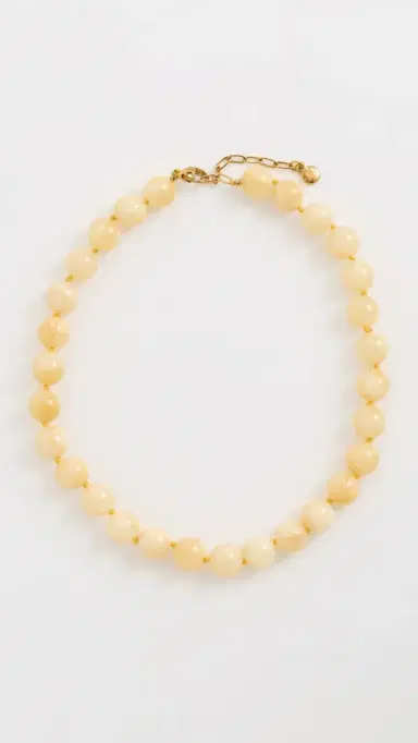 MAYAMAR Lucky Beige Necklace Beige One Size | Thumbnail 2