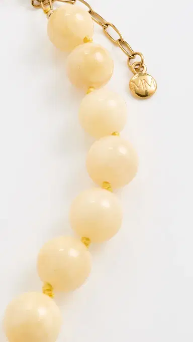 MAYAMAR Lucky Beige Necklace Beige One Size | Thumbnail 4