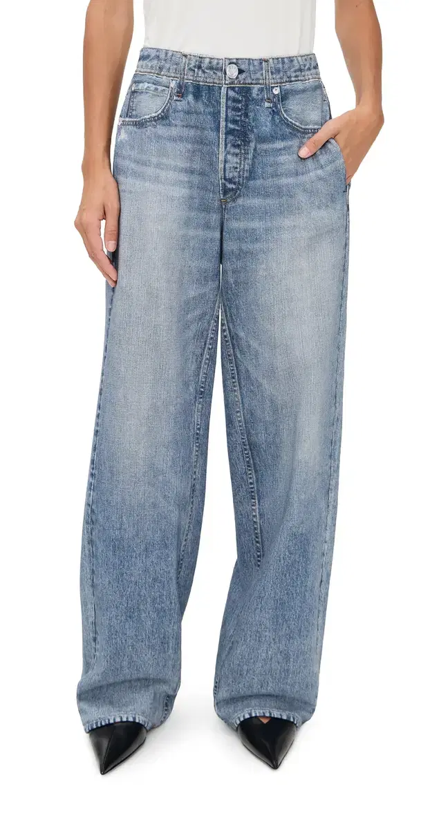rag & bone Rb Miramar Terry Wide Leg Pants crlt