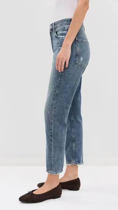 AGOLDE Riley High Rise Straight Crop Jeans | Thumbnail 5 AGOLDE Riley High Rise Straight Crop Jeans | Thumbnail 5
