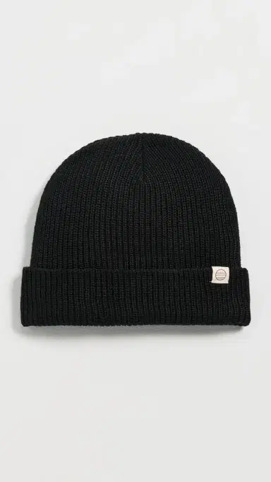 Marine Layer Tahoe Beanie Black One Size | Thumbnail 2