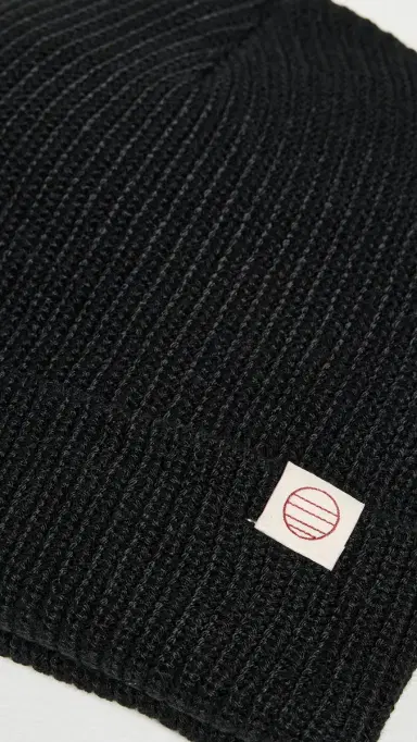 Marine Layer Tahoe Beanie Black One Size | Thumbnail 3