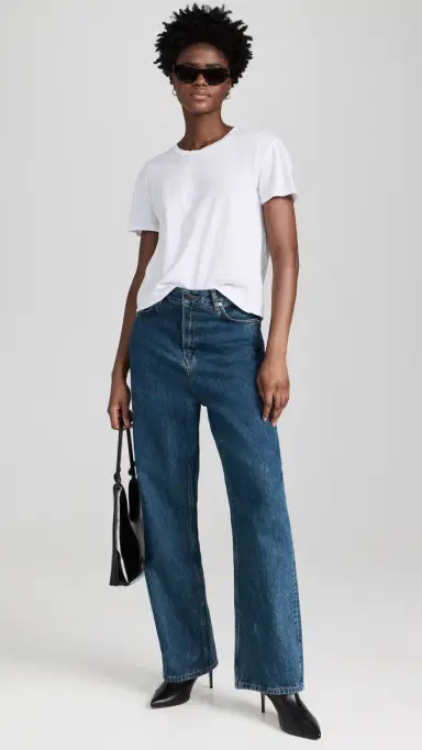 perfectwhitetee Harley Cotton Boxy Crew Tee | Thumbnail 5 perfectwhitetee Harley Cotton Boxy Crew Tee | Thumbnail 5