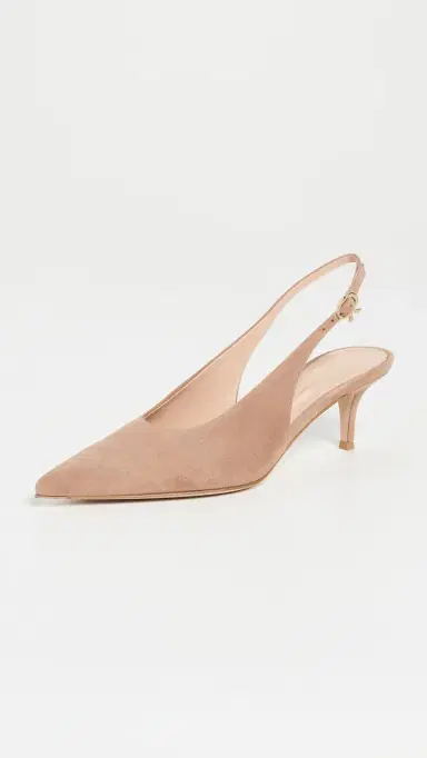 Gianvito Rossi Robbie Sling Camoscio 55mm Praline | Thumbnail 2 Gianvito Rossi Robbie Sling Camoscio 55mm Praline | Thumbnail 2