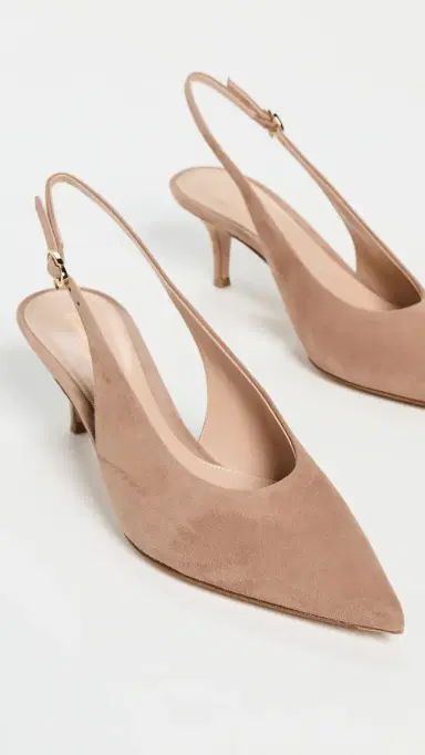Gianvito Rossi Robbie Sling Camoscio 55mm Praline | Thumbnail 5 Gianvito Rossi Robbie Sling Camoscio 55mm Praline | Thumbnail 5