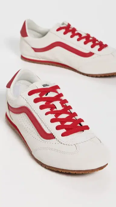 Vans Super Low Pro Sneakers Suede Marshmallow/Racing Red | Thumbnail 5 Vans Super Low Pro Sneakers Suede Marshmallow/Racing Red | Thumbnail 5