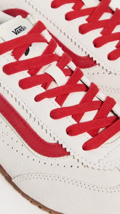 Vans Super Low Pro Sneakers Suede Marshmallow/Racing Red | Thumbnail 6 Vans Super Low Pro Sneakers Suede Marshmallow/Racing Red | Thumbnail 6