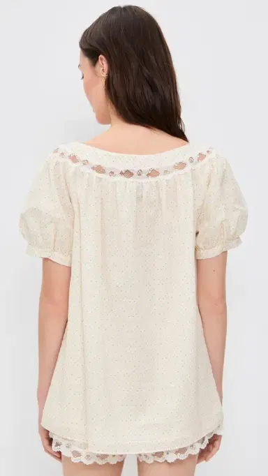 Posse Marilyn Blouse Rainbow Polka Dot | Thumbnail 3 Posse Marilyn Blouse Rainbow Polka Dot | Thumbnail 3