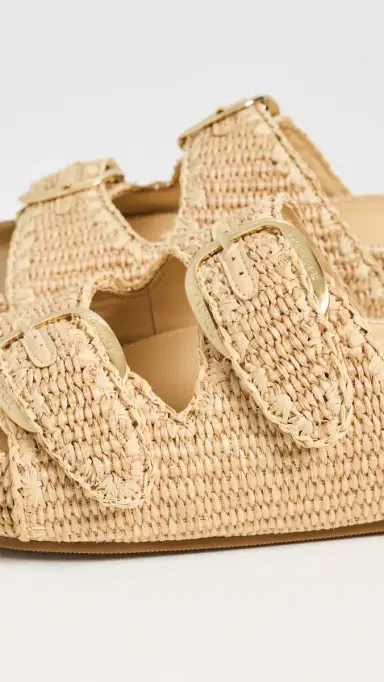 Loeffler Randall Nico Sandals Natural Raffia 9 | Thumbnail 6