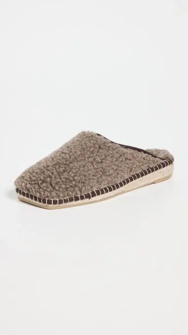 Naguisa Namo Teddy Slides Taupe 37 | Thumbnail 2
