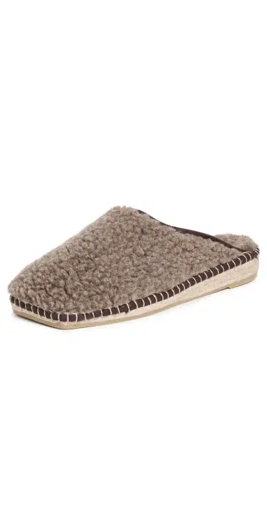 Naguisa Namo Teddy Slides Taupe 37 | Thumbnail 1