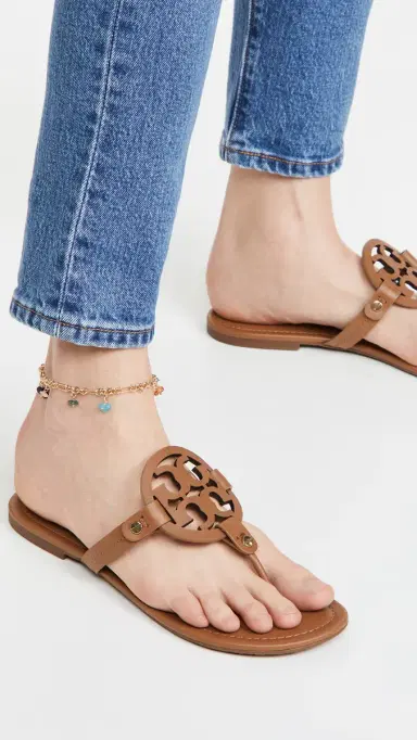 Tory Burch Miller Sandals Vintage Vachetta 5 | Thumbnail 3