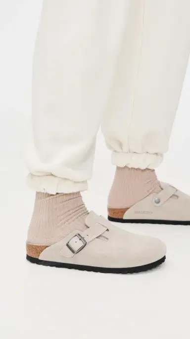 Birkenstock Boston Soft Footbed Clogs Oyster 40 | Thumbnail 3 Birkenstock Boston Soft Footbed Clogs Oyster 40 | Thumbnail 3