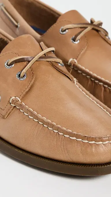 Sperry Authentic Original 2 Eye Leather Boat Shoes Royal Brown 9 | Thumbnail 6