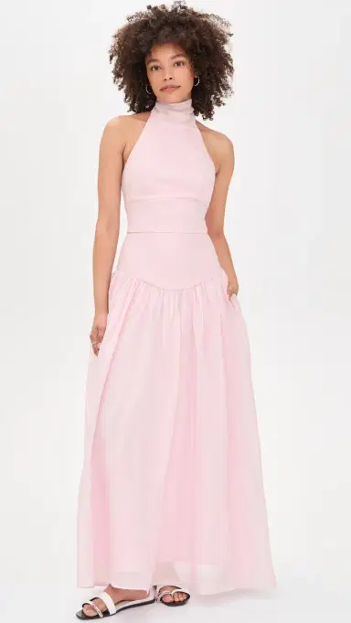 Bardot Harlow Ramie Halter Top Bliss Pink 8 | Thumbnail 5