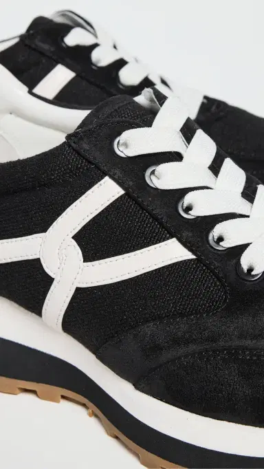Veronica Beard Valentina Sneakers Black/White 5 | Thumbnail 6 Veronica Beard Valentina Sneakers Black/White 5 | Thumbnail 6