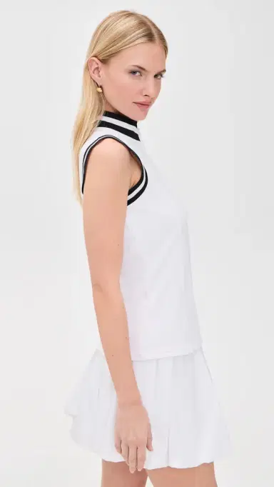 Goldbergh Camellia Sleeveless Top White | Thumbnail 4