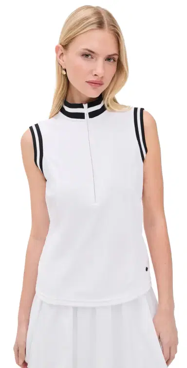 Goldbergh Camellia Sleeveless Top White | Thumbnail 1