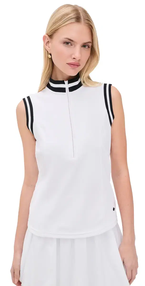 Camellia Sleeveless Top White