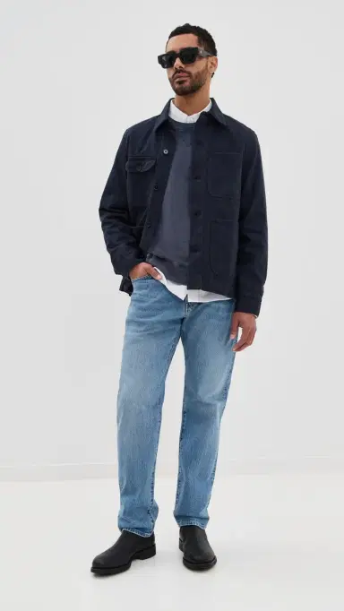 Alex Mill Garment Dyed Work Jacket Dark Navy S | Thumbnail 5