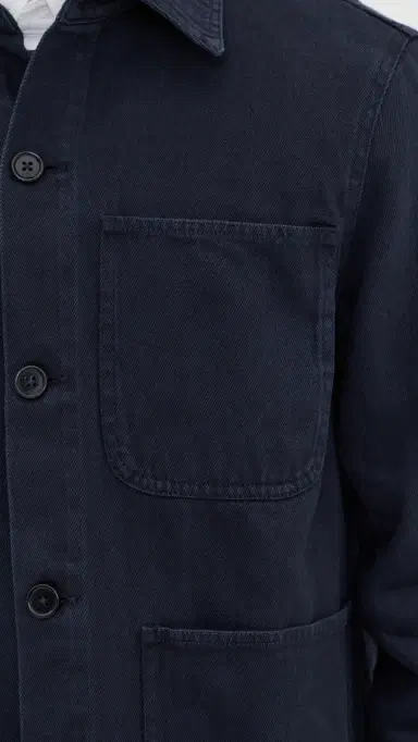 Alex Mill Garment Dyed Work Jacket Dark Navy S | Thumbnail 6