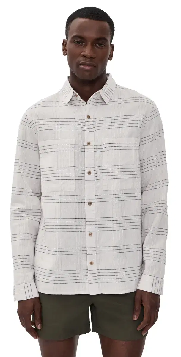 Hemp Long Sleeve Shirt White ulti