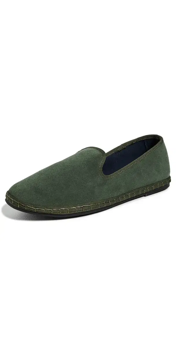 The All-Weather Suede Loafers Bottle Green