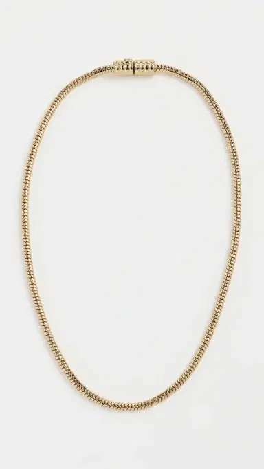 Jennifer Fisher Madison Chain Necklace Yellow Gold One Size | Thumbnail 2