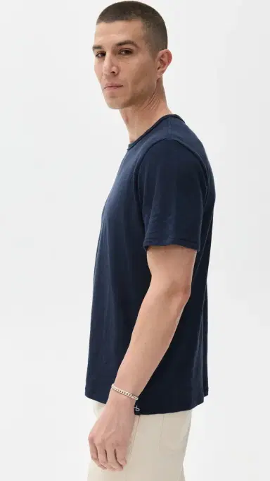 rag & bone Classic Flame Tee Navy M | Thumbnail 4