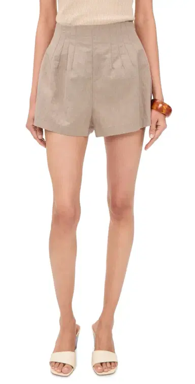 Staud Magpie Shorts Natural 6 | Thumbnail 1