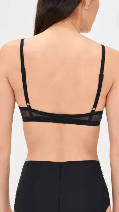 Commando Chic Mesh Bralette Black S | Thumbnail 3