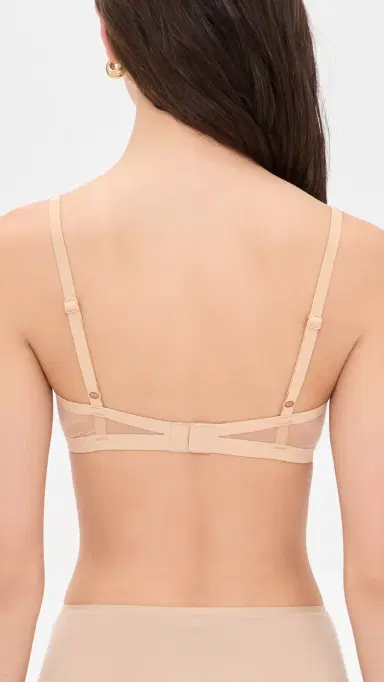 Commando Chic Mesh Bralette Beige | Thumbnail 3 Commando Chic Mesh Bralette Beige | Thumbnail 3