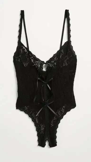 Hanky Panky After Midnight Open Teddy Black S | Thumbnail 2