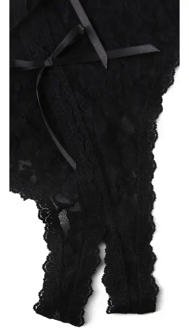 Hanky Panky After Midnight Open Teddy Black S | Thumbnail 5
