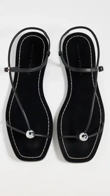 Loeffler Randall Lara Strappy Sandals Black 6 | Thumbnail 2