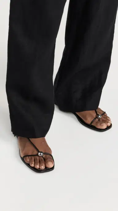 Loeffler Randall Lara Strappy Sandals Black 6 | Thumbnail 3