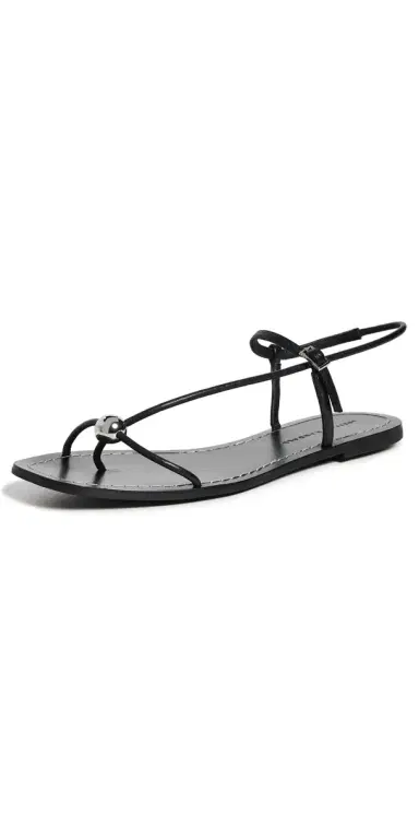 Loeffler Randall Lara Strappy Sandals Black 6 | Thumbnail 1
