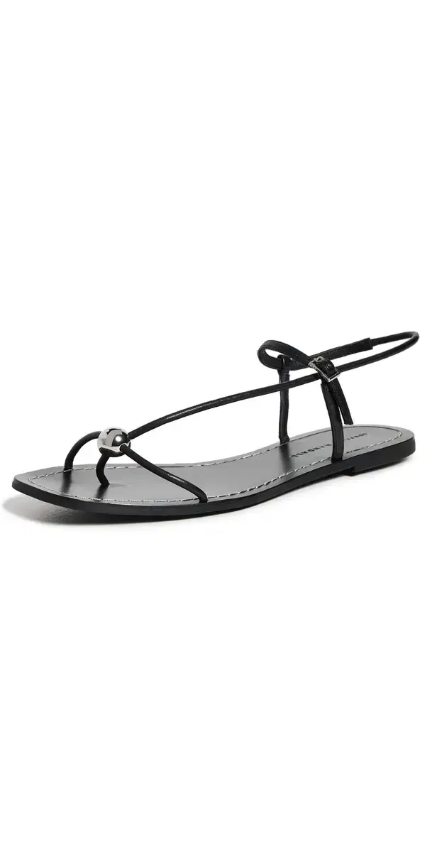 Loeffler Randall Lara Strappy Sandals Black