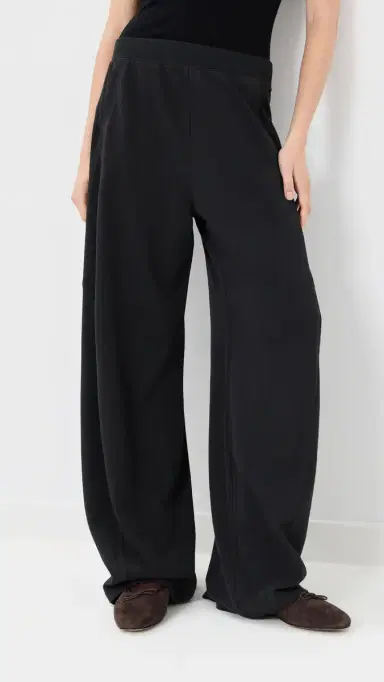 Tibi ightweight Sweatshirting Winslow Pants Black | Thumbnail 2 Tibi ightweight Sweatshirting Winslow Pants Black | Thumbnail 2