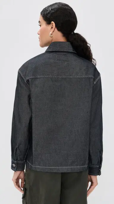 Carhartt WIP Louis Denim Shirt Jacket Blue | Thumbnail 3