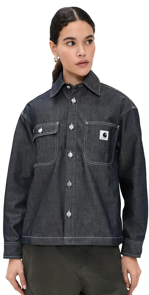 Louis Denim Shirt Jacket Blue