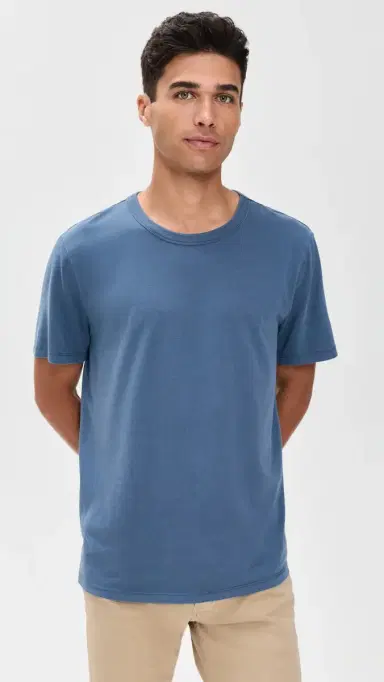 Marine Layer Signature Sea Change Crew Tee Vintage Indigo | Thumbnail 2 Marine Layer Signature Sea Change Crew Tee Vintage Indigo | Thumbnail 2