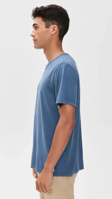 Marine Layer Signature Sea Change Crew Tee Vintage Indigo | Thumbnail 4 Marine Layer Signature Sea Change Crew Tee Vintage Indigo | Thumbnail 4