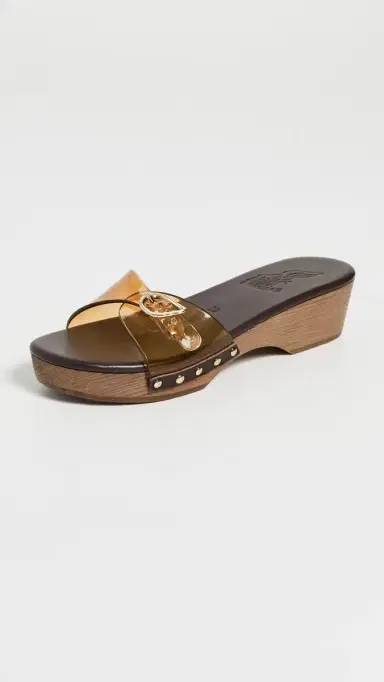 Ancient Greek Sandals Omonia Jelly Clogs Caramel 41 | Thumbnail 2