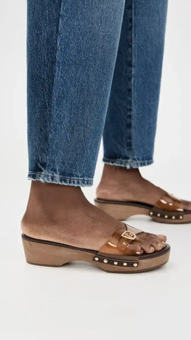 Ancient Greek Sandals Omonia Jelly Clogs Caramel 41 | Thumbnail 3